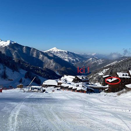 Pleine Nature Pied Pistes Piscine Chauffee Ustou ภายนอก รูปภาพ