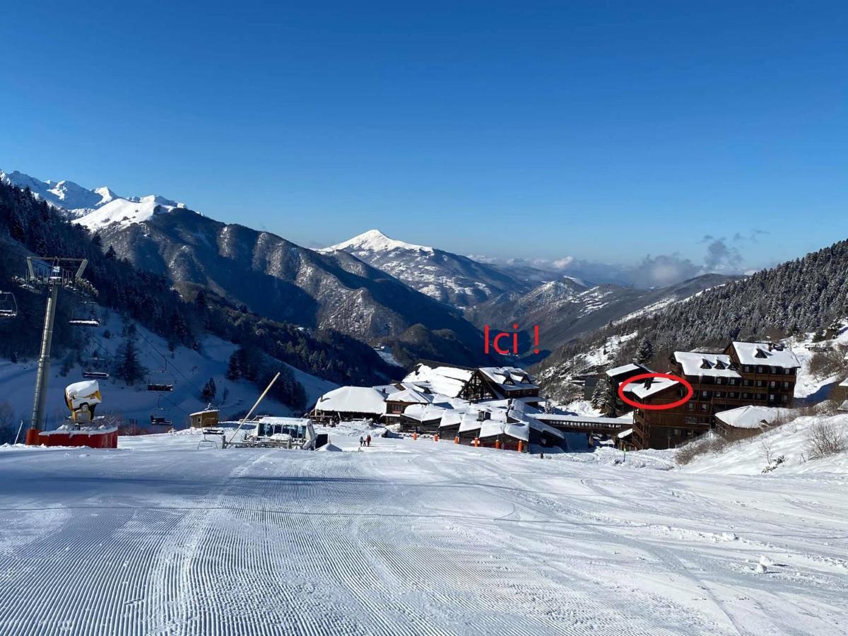 Pleine Nature Pied Pistes Piscine Chauffee Ustou ภายนอก รูปภาพ