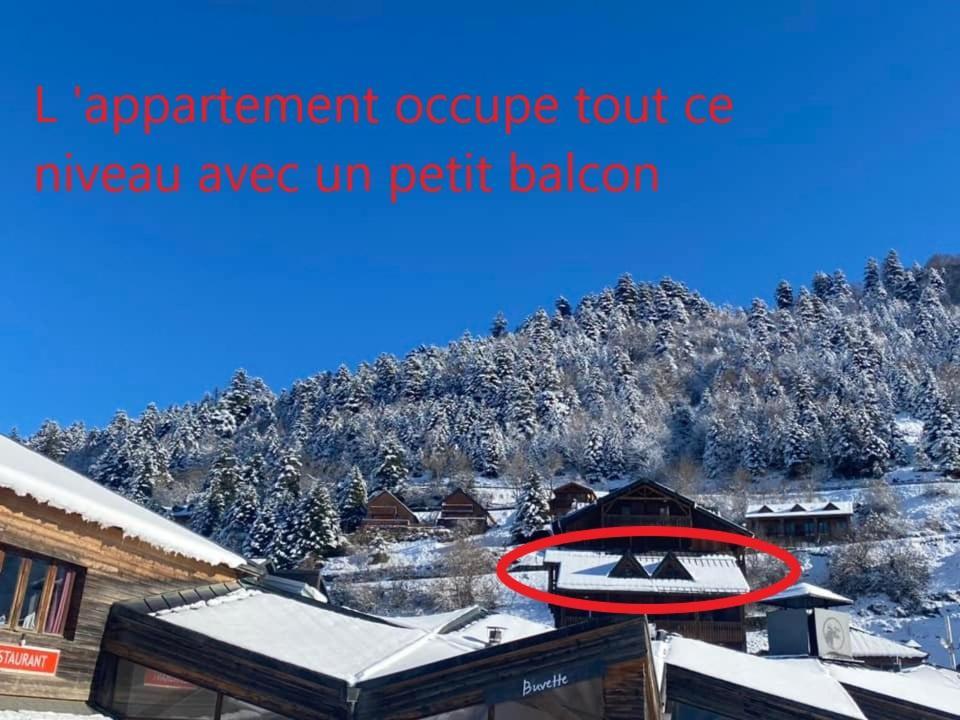 Pleine Nature Pied Pistes Piscine Chauffee Ustou ภายนอก รูปภาพ