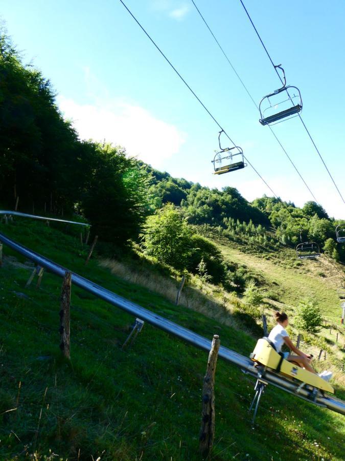 Pleine Nature Pied Pistes Piscine Chauffee Ustou ภายนอก รูปภาพ